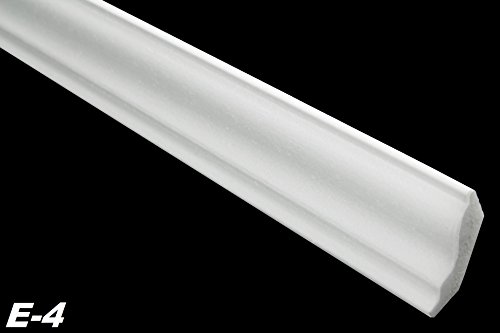 50 Meter Styroporleisten Zierprofile Stuckleiste hart 30x30mm, E-4