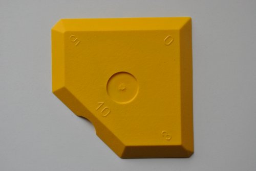 Fugenglätter (gelb) Fugenabzieher, Fugenset, Silikonfuge, Fugenspachtel, Glättspachtel - 5