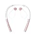 Produktbild Bluetooth Wireless Kopfhörer,Miya Stereo Bluetooth Kopfhörer kabellos Neckband Headset, Wasserdicht Sport Bluetooth 4.2 Musik Mikrofon Handfree Neckband Headset für IOS/Android Handy -Roségold