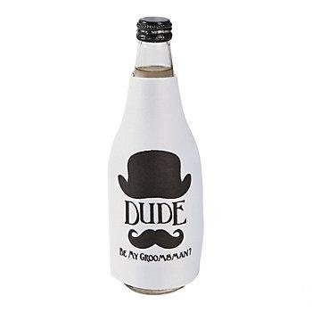 Cool Fun 13630518 Be My Groomsman Bottle Covers by Cool Fun