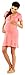 Zeta Ville - Women's Maternity Nursing Nightdress Labour Hospital Gown - 074c (Apricot, UK 10)