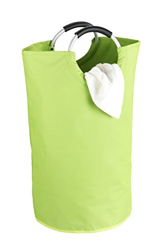 Wenko 3440805100 Wäschesammler Jumbo Multifunktionstasche Fassungsvermögen 69 L, Polyester, grün, 38 x 38 x 72 cm - 2