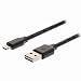 Produktbild Nedis CCGP60510BK10 USB 2.0-Kabel | A-Stecker - Micro-B-Stecker, umkehrbar | 1,0 m | Schwarz