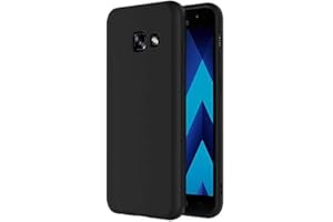 AICEK Etui Samsung Galaxy A5 2017, czarne silikonowe etui do Galaxy A5 2017 czarne etui A520