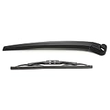 Peso: 235g GOZAR Brazo De Limpiaparabrisas Trasero Conjunto De Acero De Goma Para Seat Ibiza 6L 2002 - 2010