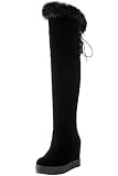 Botas altas largas es una gran selección en el otoño y el invierno.Se ven tan de moda y casual,combinación perfecta con el vestido,suéteres de gran tamaño,jeans ajustados,abrigo de viento y así sucesivamente.