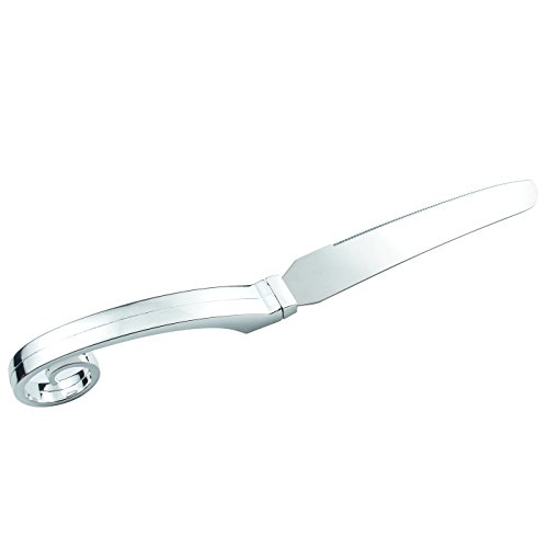 raypard Edelstahl Messer und Server Set mit Fashion Griffe für Hochzeiten, Geburtstage, Kuchen, mit 4 Kuchengabeln - 5