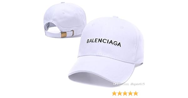 white balenciaga hat