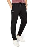 Two side pockets Lacoste Herren Sporthose Regular Sweat Pants, Schwarz (Noir), Medium (Herstellergröße:4)
