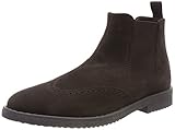  Geox U Brandled A, Botas Chelsea para Hombre, (Coffee C6009), 44 EU