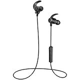 Bluetooth Earphones,TaoTronics Bluetooth Wireless Magnetic Sports Running Headphones, IPX5 Splash Proof Magnetic Earphones with Snug Fit and Built in Mic