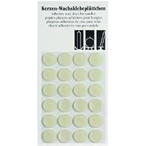 Produktbild von Gala Wachsklebeplättchen Weiß Durchmesser: 15 Mm 15 Stück, 1,55