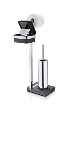 Blomus 68819 Toilettenbutler Menoto, geschlossene WC-Bürste, Edelstahl matt - 3