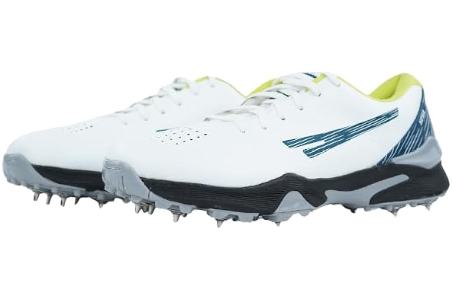 Sega P-25 Detachable Metal Spikes, Cricket Shoes Men, | Lightweight, Cricket Shoes,Mens Trainers | Mens Sport and Outdoor Shoes