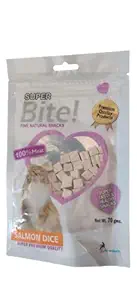 Furry Angels Super Bite Cat Treats - Salmon Dice -70 Grams