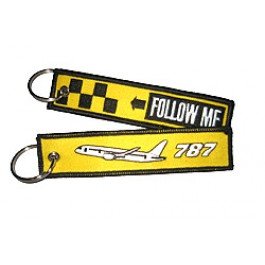 Preisvergleich Produktbild Schlüsselanhänger - "Follow Me" - Boeing 787 - inkl. Schlüsselring