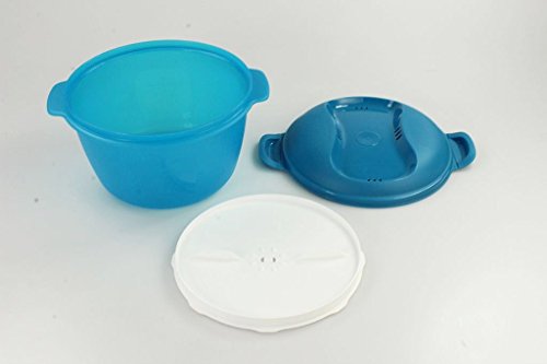 TUPPERWARE Mikrowelle Reis-Meister 3,0 L blau großer Reiskocher Mikro Micro 16630 - 5