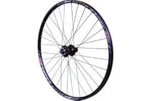 Rovva - Roue Arrière Vtt 26 Pouces De Fabrication Française Moyeux Shimano Pour Disque - Fixation 6 Trous Standard International - 8/9 Vitesses - Argenté