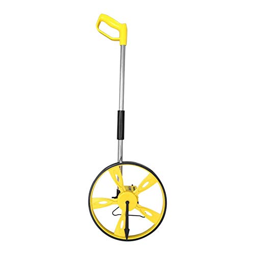 Preisvergleich Produktbild fengwen66 Stabile Klappentfernungsmessung Entfernungsmesser des Entfernungsmessers (gelb und schwarz) -Mechanisches großes Rad