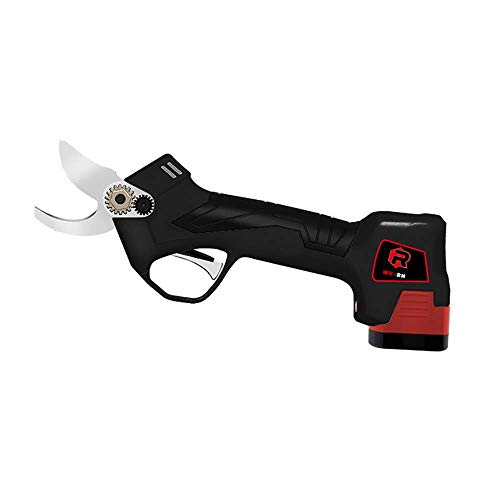 Preisvergleich Produktbild GTRFE tragbar Elektrische Gartenschere Kabellos Wiederaufladbar Schere Elektrisch Schneidewerkzeuge zum Hof Obstbäume Durchmesser schneiden 30MM weiche Zweige mit 2 Lithiumbatterie