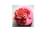 Farbe: Randomly Send Hemore Blume Rosa groß aus Silikon Form Werkzeug Dekoration Fondant Kekse 3D Form Seife Form Schokolade