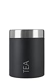 Durable Premier Housewares Bote, Acero Inoxidable, Negro