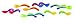 Nûby 5253 Starter Learn-to-Eat Cutlery Set for Children Aged 9 Months or Over Assorted Colours Selected at Random