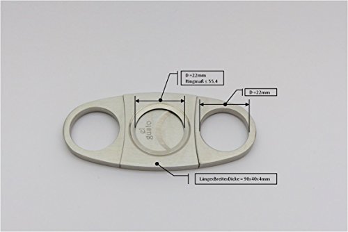 Zigarrenschneider mit Etui von EL GUSTO – Langanhaltende Schneidkraft, elegantes Design – Zigarrencutter Zigarrenbohrer von EL GUSTO - 8