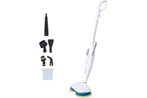 Balai électrique - VENTEO - STEAM TWISTER/STEAM SPINNER - TELESHOPPING - Balai vapeur automatique jusqu'à 120°C - Double tête rotative