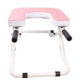 VIELSEITIGKEIT - Die Yoga Inverted Workbench hilft uns nicht nur, auf dem Kopf zu stehen, sondern auch, andere Yoga-Übungen wie Taillenübungen, Beinübungen, Hüftübungen und viele andere Yoga-Übungen auszuführen. Sie können sie auch als gemeinsame Bank verwenden. Wenn Sie es nicht verwenden, können Sie es zur Aufbewahrung falten.
