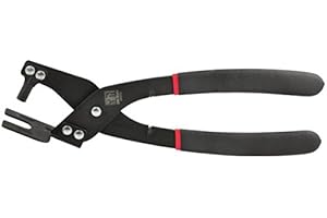 SW-Stahl 26003L Ausdrückzange Auspuffgummis I Ergonomisch & Gummiert I Auspuffgummi Entferner aus Stahl I Auspuffhalter Zange Blau für Kfz-Werkstatt