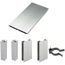 Alzatina Per Cucina In Acciaio Inox - 2 Pezzi Da 2.35m (Totale 4.7m) - Con Finali - Made In Italy - Foto 4