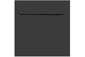 ‎PAPER24 Paper24 25 quadratische Briefumschläge 155x155 mm, haftklebend, 120 g/qm, für Hochzeitskarten im Format 148x148 mm in der Farbe Schwarz