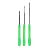 aguja para boilies --MATERIAL DE PREMIUM: hecho de material de acero de alto carbono, que es muy duradero y no es fácil de oxidar