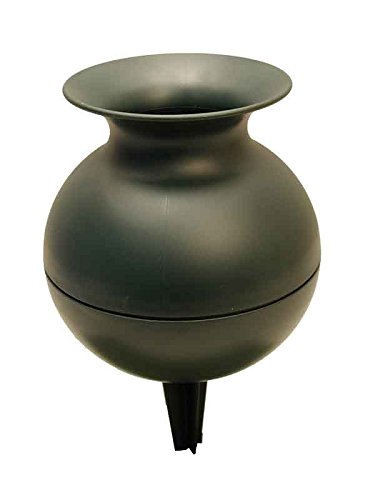 Grabvase Kugelform grün 22cm