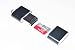 Produktbild Lana's Magic Unified Body USB Card Reader for Micro SDXC, Micro SD, Micro SDHC Card, Support UHS-I Cards, Slots Directly Into USB Port, w/Key Ring