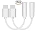 Produktbild SMTR Headset Adapter-Kabel, USB 3.1-Stecker Typ C auf 3,5-mm-Klinke Audiokabel For Xiaomi MI6 Xiaomi MI6 Plus / Leeco Max 2 / Leeco Max 3 (2 Pack)