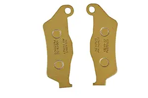 NIKAVI GDP24 Gold Series Brake Disc Pad Compatible for Bajaj Pulsar (all models) / Yamaha FAZER25,FZ25,YZF R15 VER 3.0