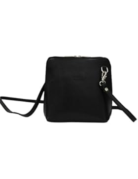 AMBRA Moda Kleine Ledertasche, Umhängetasche, Schultertasche, Discotasche VL508