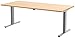 Produktbild Wellemöbel, Up&Down, 74129404 T-Fuß-Arbeitstisch, elektrisch höhenverstellbar, Buche, 80 x 180 cm