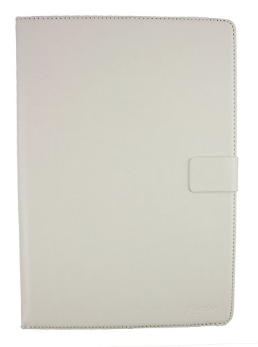 Emartbuy® GBtiger L1008 Tablet PC 10.1 Zoll Universalbereich ( 10 – 11 Zoll ) Weiß Multi Angle Exekutiv Folio Mappen Kasten Abdeckung mit Kartensteckplätze + Eingabestift - 3