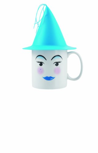 EMY 54560266 Blue Mug à Chapeau Bleu Clair Transparent 22 x 15 x 14 cm
