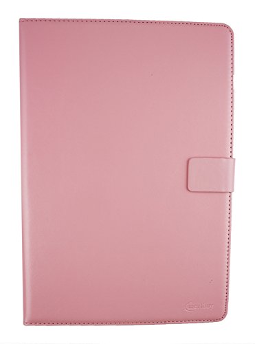 Emartbuy® Denver TIQ-11003 10.6 Zoll Tablet Universalbereich ( 10 – 11 Zoll ) Baby Rosa Multi Angle Exekutiv Folio Mappen Kasten Abdeckung mit Kartensteckplätze + Eingabestift - 3