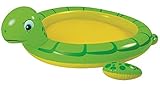 Jilong Turtle Spray Pool 215x189 cm Kinderpool mit Sprüher Planschbecken Gartenschlauch-Anschluss