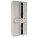 Produktbild Valberg Aktenschrank T380, Metallschrank Büroschrank, 4 Türen 2 Schubladen 180x80x40cm