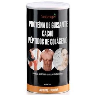 Active Foods Proteína de Guisante con Colágeno y Cacao - 500 gr