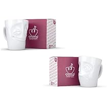 Set 5 Tazze FIFTYEIGHT 58 Products Con Manico, 350 Ml, Anti-scivolo, Per Tè E Caffè, Design Classico