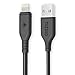 Tizum 8 Pin Lightning to USB Premium Power Grid Cable (4 ft / 1.2 mtr) Quick Charging & Data Sync Cable (Black) RS.299.00