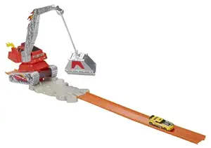 Hot Wheels Crane Crasher Track Set