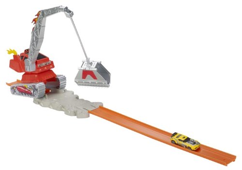 Preisvergleich Produktbild Hot Wheels Crane bei Zweispurige Führungsschiene